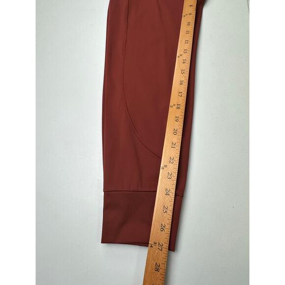Athleta Pants Womens Extra Small Brown Distance Jogger Pockets Stretch Workout - Picture 12 of 14